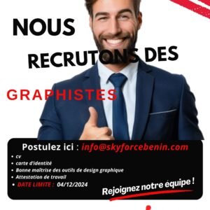 Skyforce Bénin recrute des graphistes