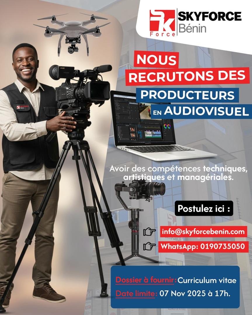 RECRUTEMENT DES PRODUCTEURS EN AUDIOVISUEL